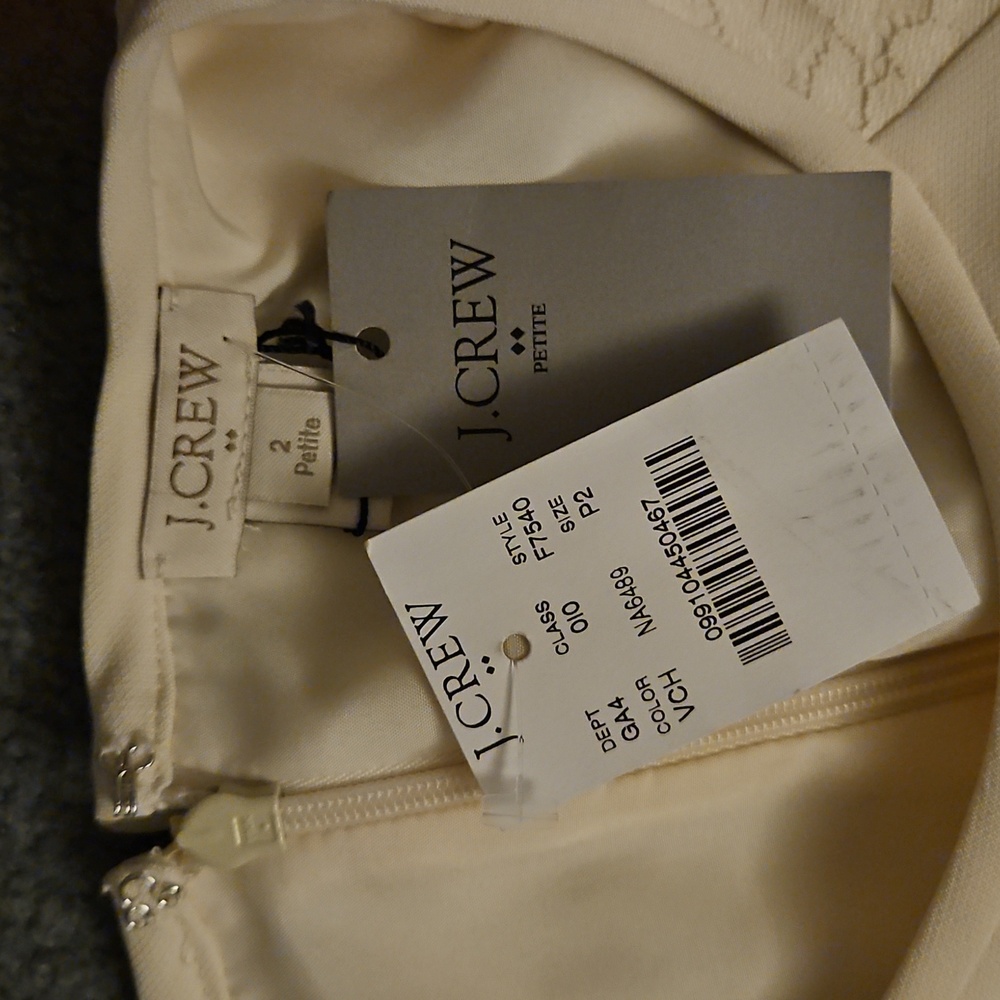 J. Crew Ivory Petite Dress - Picture 5 of 5